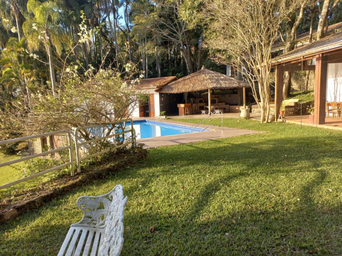 Chacara Em Condominio A Beira Da Represa Para Locacao Familiar Ibiuna Exterior photo
