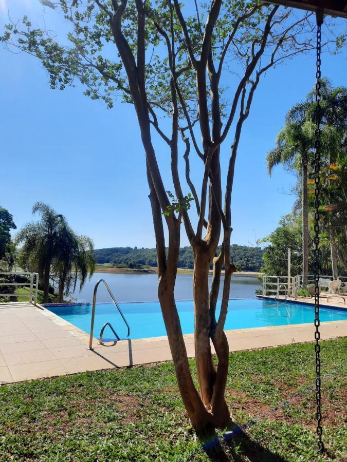 Chacara Em Condominio A Beira Da Represa Para Locacao Familiar Ibiuna Exterior photo